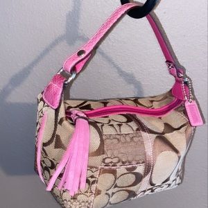Mini Pink Coach Purse